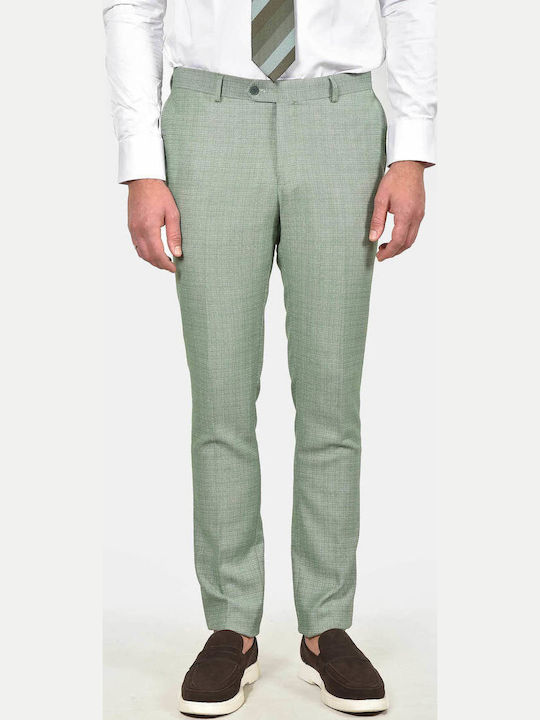 Men's Suit with Slim Fit Green