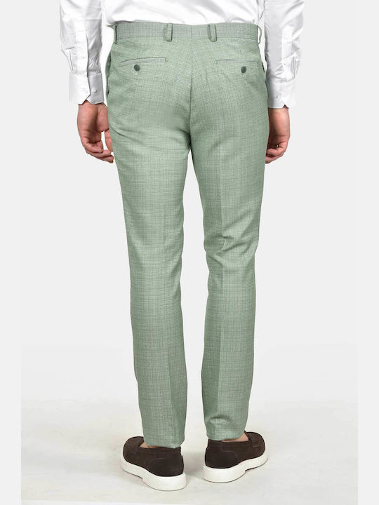 Men's Suit with Slim Fit Green