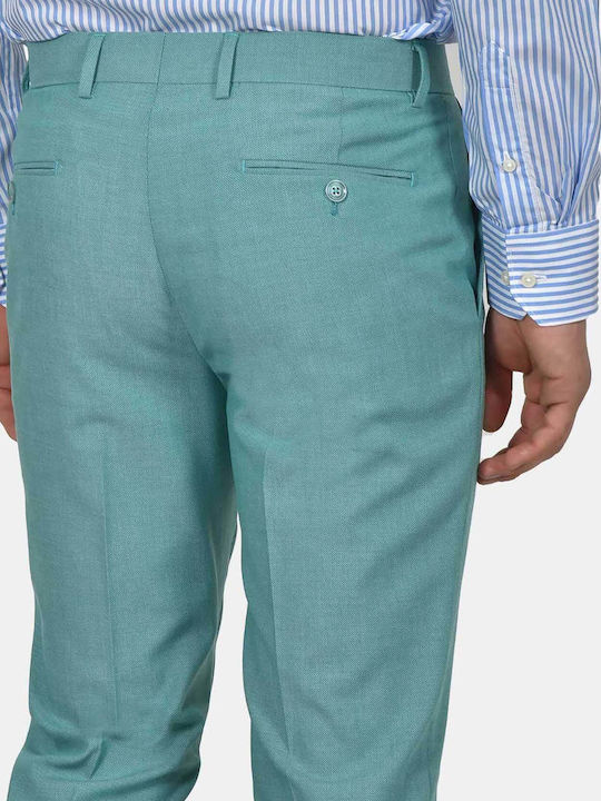 Men's Suit with Slim Fit Green