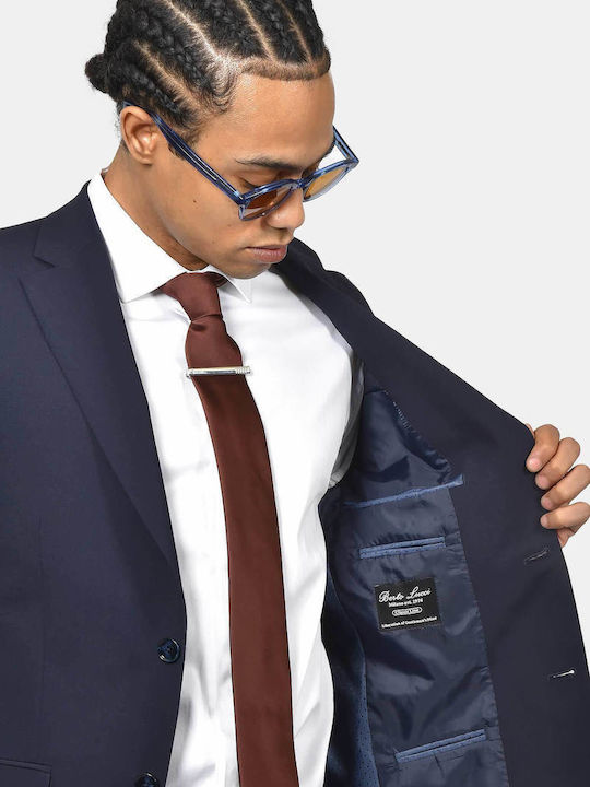 Winter Men's Suit with Regular Fit Blue