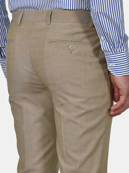 Herrenanzug mit Schlank Passform Camel