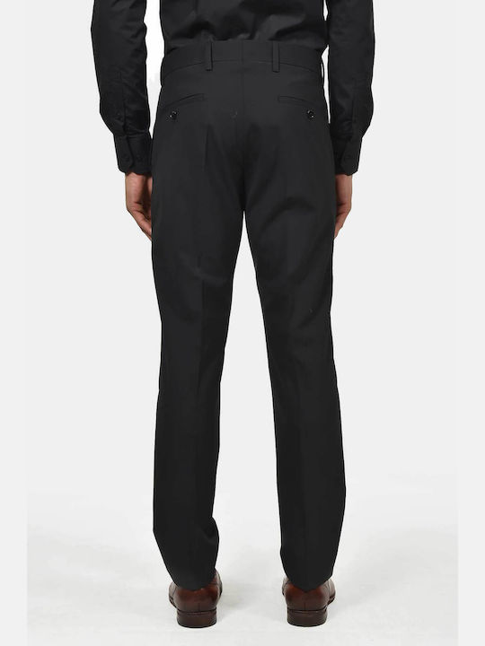 Winter Men's Suit with Regular Fit Black