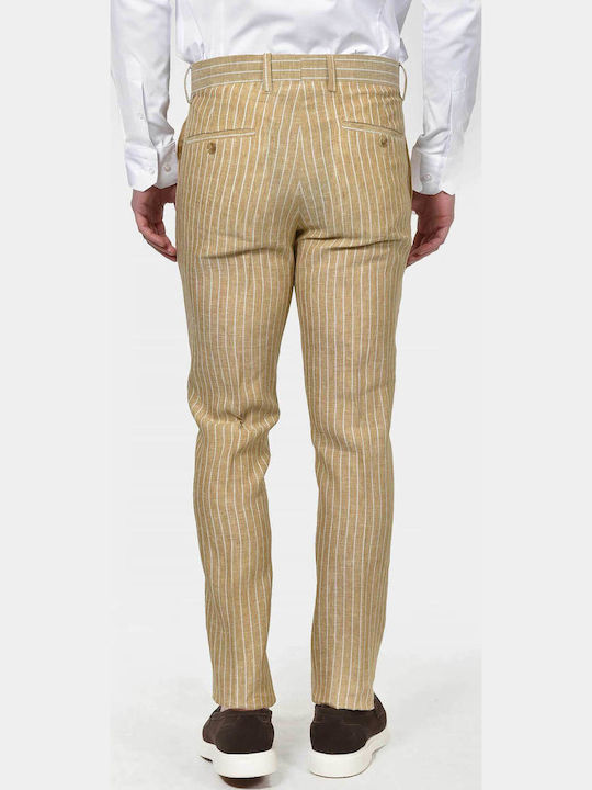 Summer Men's Suit with Regular Fit Beige