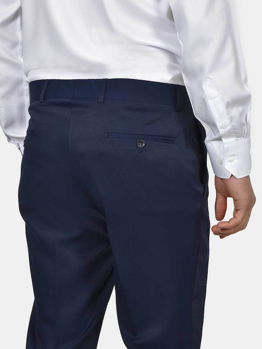 Men's Groom's Suit with Regular Fit Navy Blue