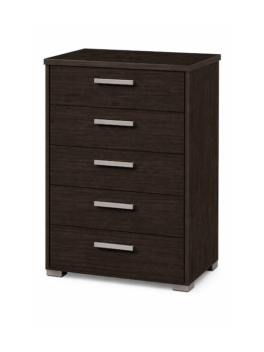Chest of Drawers Wooden Wenge 60x45x90cm