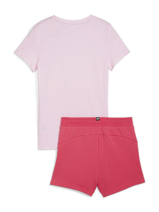 Παιδικό Σετ με Σορτς Καλοκαιρινό 2τμχ Pink
