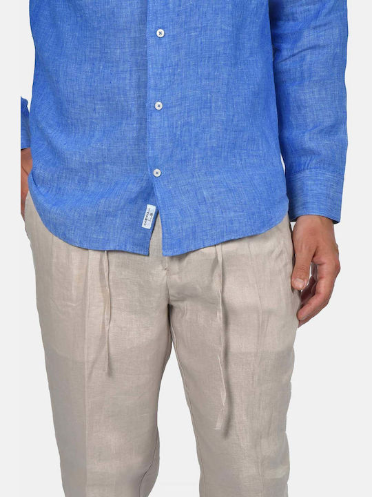 Long Sleeve Linen Shirt in Regular Fit Raph