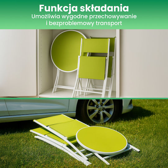 Extralink Garten- und Outdoor-Möbelsets für Speisesaal 3 Stück