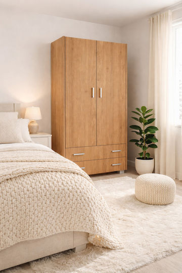 Δίφυλλη Ντουλάπα 85x50x180cm Καρυδί Δίφυλλη Ντουλάπα 85x50x180cm Καρυδί