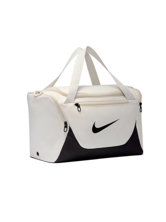 Nike Brasilia Shoulder Bag for Gym White