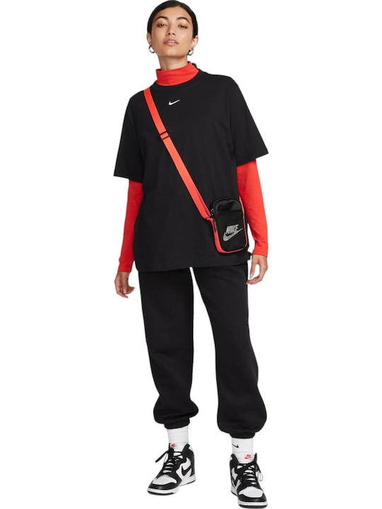 Sportswear Essential Γυναικείο Αθλητικό T-shirt Μαύρο