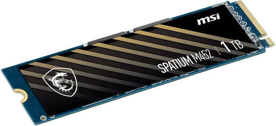 MSI Spatium M452 SSD 1TB τύπου M.2 με σύνδεση PCI Express 4.0 SPATIUM_M452_1TB