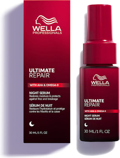 Wella Ultimate Repair Night Treatment Leave In Serum Μαλλιών για Αναδόμηση 30ml