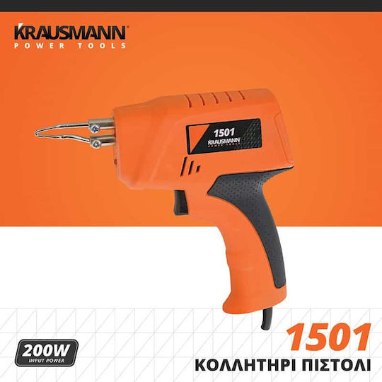 Krausmann 1501 Поялник Електрически 200W с калъф