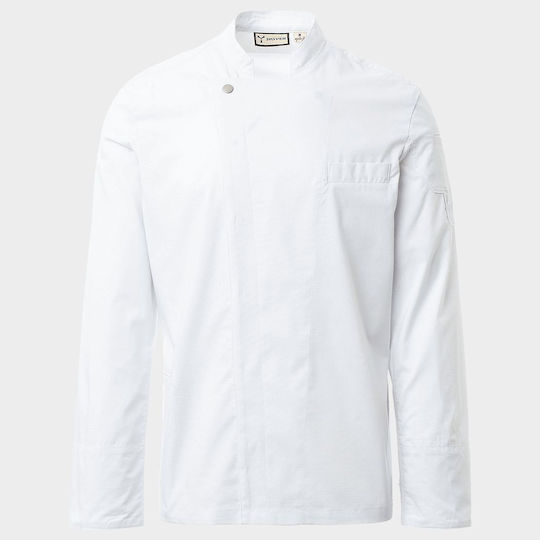 Payper Coat Chef 100% Cotton made White with Long Sleeve Elite Mesh