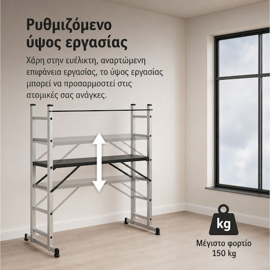 Walter Teleskopleitern Aluminium Doppelt Maximale Höhe 2.7m