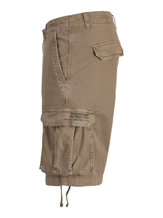 Herren Shorts Cargo Braun