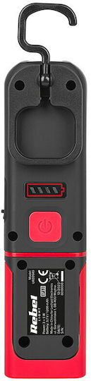 Rebel Arbeitslampe Wiederaufladbar LED IP33 mit einer Helligkeit von bis zu 80lm