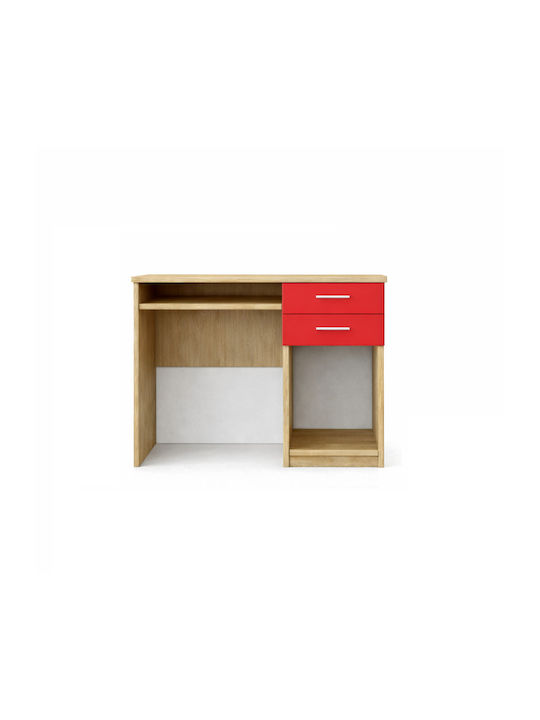 Kids Desk from Melamine Red 100x55x80cm