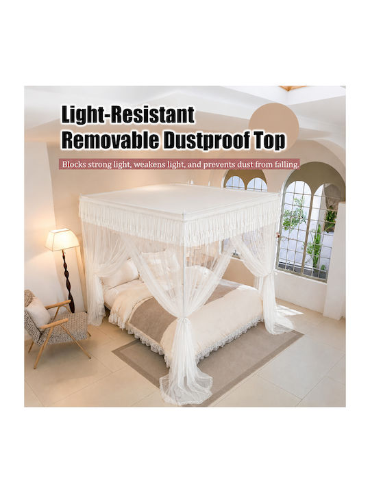 Galifas Cradle Mosquito Net Made of White Tulle 200x220cm