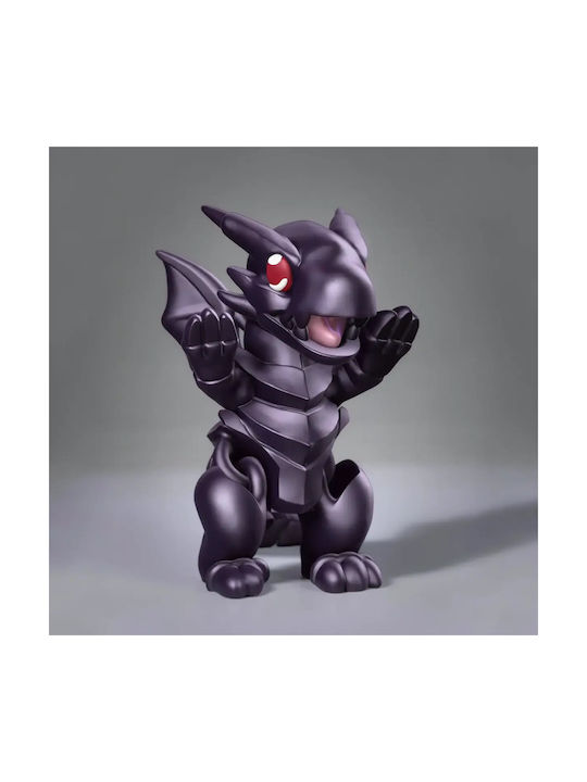 Άβαφη 3d Φιγούρα Super Basic Flexi Toon Red Eyes Black Dragon Βάψιμο Diy Δώρο Χρώματα 15,2 Cm 1:12