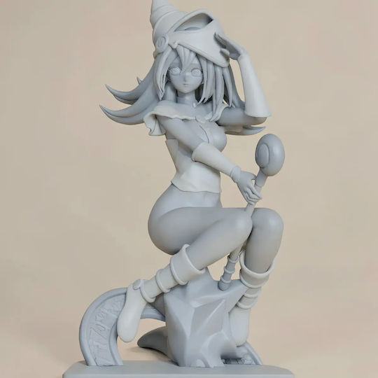 Небоядисана 3D Фигура Dark Magician Girl Nsfw V2 Готова За Боядисване Diy Подарък Цветове 30 См 1:6