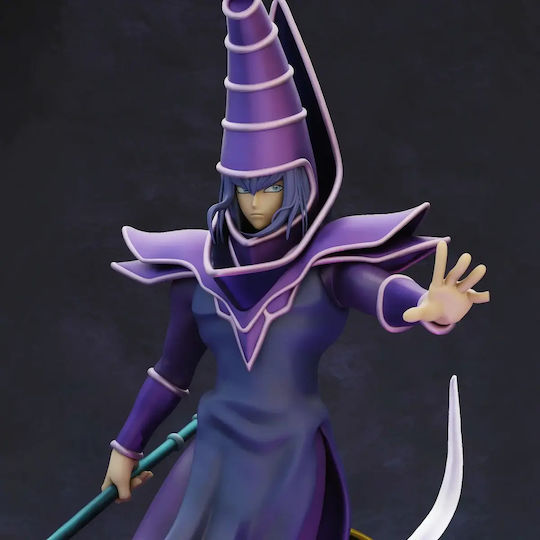 Небоядисана 3D Фигура Dark Magician Cloud Base 3D Боядисване DIY Подарък Цветове 30 см 1:6