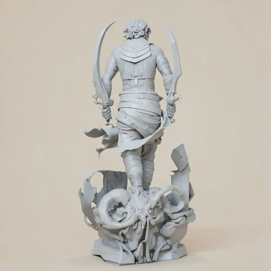 Unpainted 3D Figure Prince Persia 377mm Painting DIY Gift Colors 15.2 Cm 1:12