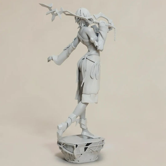Unpainted 3D Figure Aqua Kingdom Hearts 3D Model Painting DIY Gift Colors 30 Cm 1:6