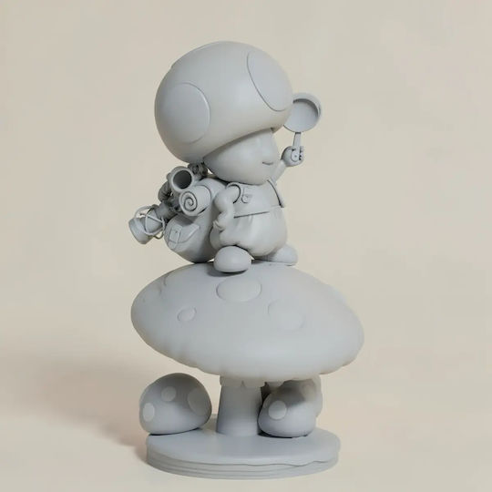 Άβαφη 3d Φιγούρα Captain Toad Super Mario Βάψιμο Diy Δώρο Χρώματα 15,2 Cm 1:12