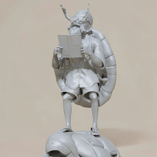 Άβαφη 3d Φιγούρα Master Roshi Pervert Dragonball 3d Printing Figurine Βάψιμο Diy Δώρο Χρώματα 30 Cm 1:6