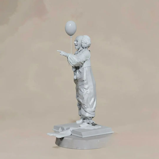 Unpainted 3D Figure Pennywise It 1990 3D Model Painting DIY Gift Colors 15.2 Cm 1:12
