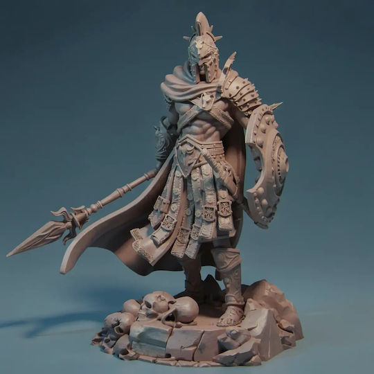 Άβαφη 3d Φιγούρα Ares God War Fanart Ready To Βάψιμο Diy Δώρο Χρώματα 20 Cm 1:8