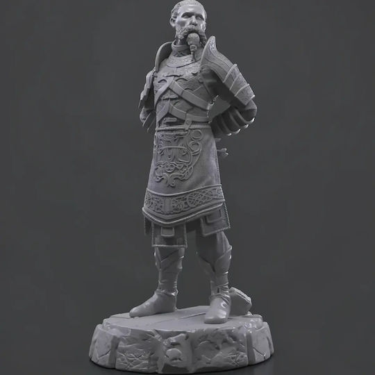 Unbemalte 3d Figur Sindri Gott des Krieges Bemalung Diy Geschenk Farben 15,2 Cm 1:12