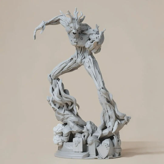Άβαφη 3d Φιγούρα Groot Comic Version Digital Βάψιμο Diy Δώρο Χρώματα 15,2 Cm 1:12