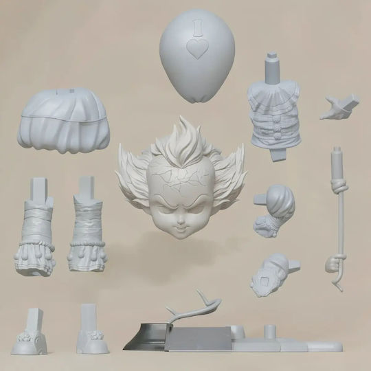 Unpainted 3D Figure Pennywise It Chibi Painting DIY Gift Colors 20 Cm 1:8