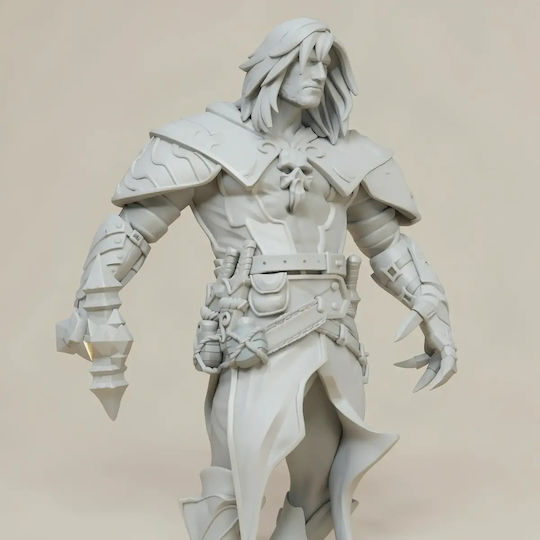 Unpainted 3D Figure Gabriel Belmont From Castlevania Miniature Painting Diy Gift Colors 15.2 Cm 1:12