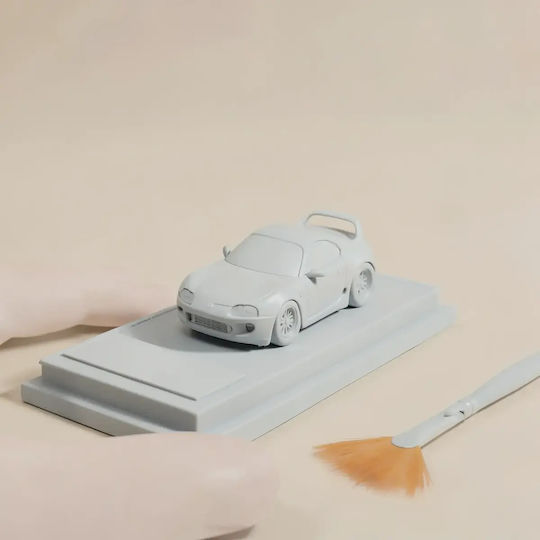 Unpainted 3D Figure Model Kit Car Toyota Supra Mk4 Painting Diy Gift Colors 15.2 Cm 1:12