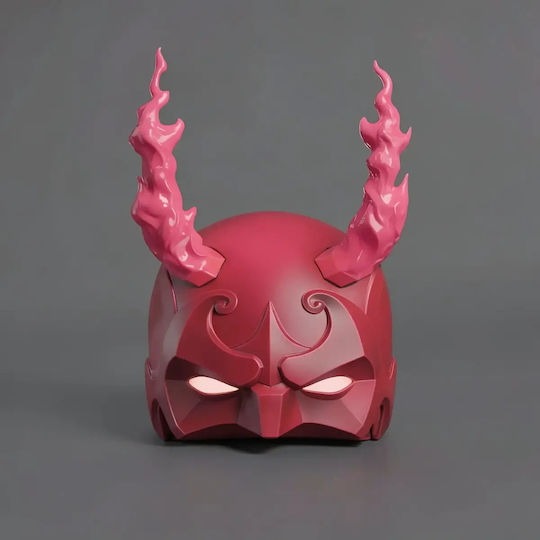 Unpainted 3D Figure Cosplay Daredevil Marvel Rivals Helmet Painting DIY Gift Colors 15.2 Cm 1:12