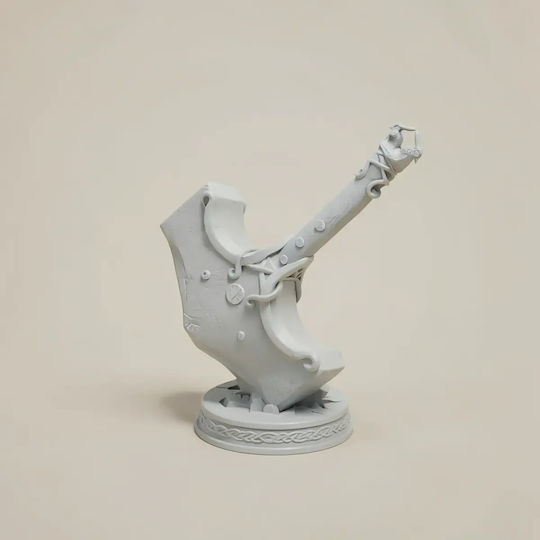 Небоядисана 3D Фигура Cosplay Чук Mjolnir Богът На Войната Ragnarok Боядисване DIY Подарък Цветове 30 См 1:6