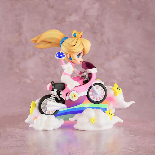 Unpainted 3D Figure Princess Peach 3D Printing Figurine On Motor Super Mario Painting DIY Gift Colors 20 Cm 1:8