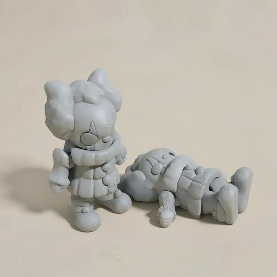 Unpainted 3D Figure Super Basic Pennywise Flexi Painting DIY Gift Colors 15.2 Cm 1:12