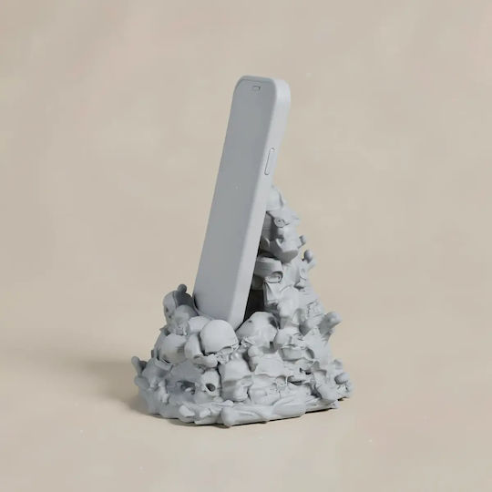Unpainted 3D Figure Super Basic Bone Throne Phone Holder Painting DIY Gift Colors 15.2 Cm 1:12