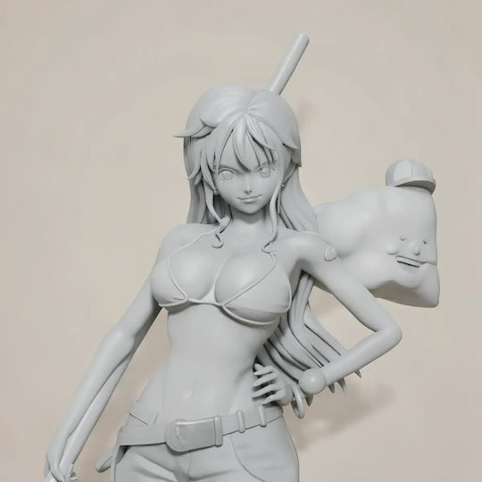Άβαφη 3d Φιγούρα Nami Cloud 1 10 Stand Alone Βάψιμο Diy Δώρο Χρώματα 15,2 Cm 1:12