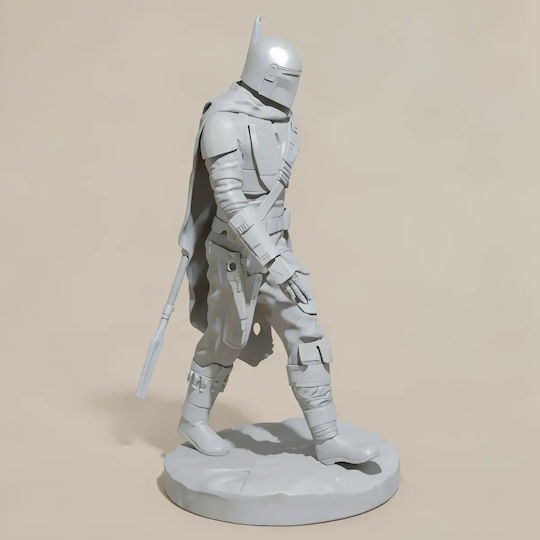 Άβαφη 3d Figur Mandalorianer Staffel 1 Walking Ready To Bemalen Diy Geschenk Farben 30 Cm 1:6