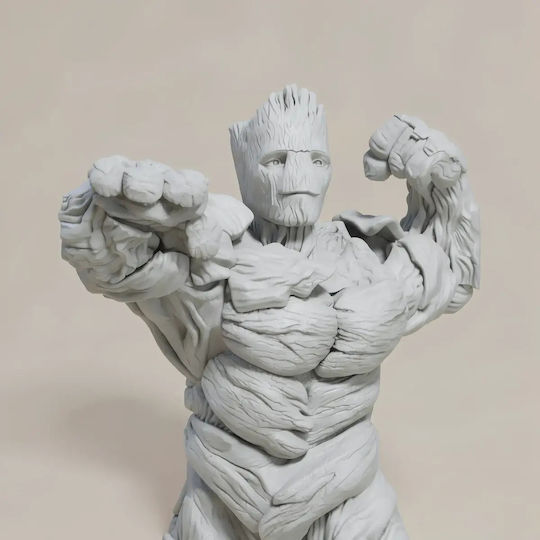 Unpainted 3D Figure Swole Groot Guardian Galaxy 3D Printing Figurine Painting DIY Gift Colors 20 Cm 1:8