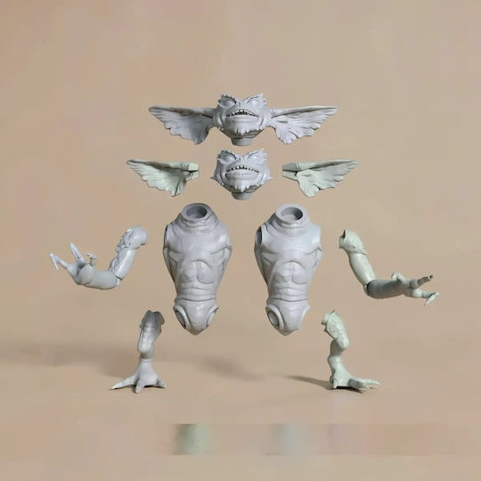 iLovePrints Sammelbare Figuren Abgepaintete 3d Figur Gremlins Stehend Grüne 3d Bemalung Diy Geschenk Farben 20 Cm 1:8