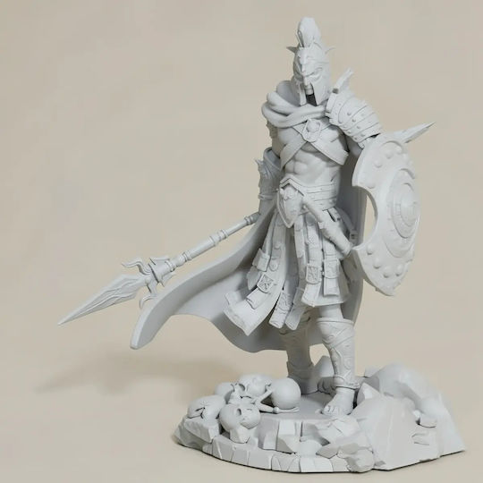 Unpainted 3D Figure Ares God War Fanart Ready To Paint DIY Gift Colors 30 Cm 1:6