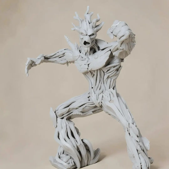 Unpainted 3D Figure Groot Comic Version Digital Painting DIY Gift Colors 20 Cm 1:8