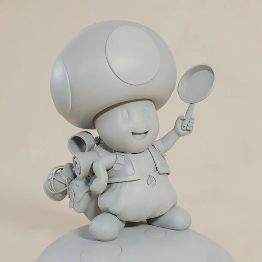Unpainted 3D Figure Captain Toad Super Mario Painting Diy Gift Colors 30 Cm 1:6